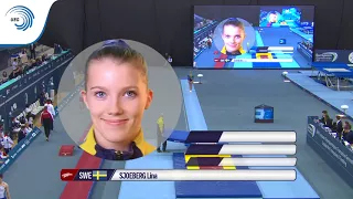 Lina SJOEBERG (SWE) - 2018 Double Mini-Trampoline European bronze medallist