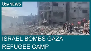 Israel confirms it launched airstrike on Gaza refugee camp that killed dozens | ITV News