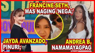 (774) Francine Diaz-Seth Fedelin, lumabas na 'nega;' Jayda Avanzado, pinuri; Andrea Brillantes, wagi