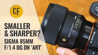 Smaller, & Sharper? Sigma 85mm f/1.4 DG DN 'Art' lens review with samples