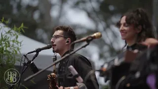 Hardly Strictly Bluegrass 2022. Jerry Harrison and Adrian Belew — Remain in Light.