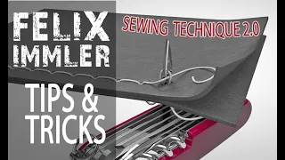 Sewing Technique with a Swiss Army Knife Reamer - Level 2.0 - 3 Tricks to get a more durable seam!