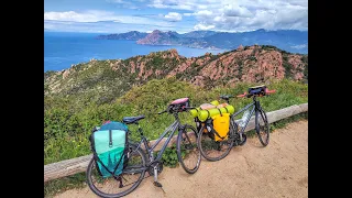 Corsica; 700 km bicycle trip around the island.