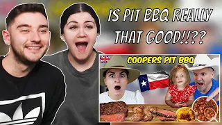 British Couple Reacts to Brits Try [TEXAS PIT BBQ] (TEXAS STEAK OMG) for the first time !!