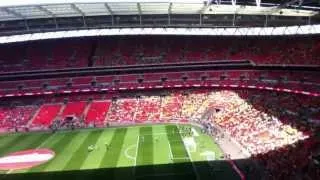 Wembley view from the top (Level 5) Upper Tier