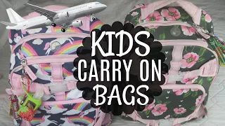 KIDS CARRY ON AIRPLANE BAGS | WHAT TO PACK FOR DISNEY VACATION | KEEP THEM BUSY!