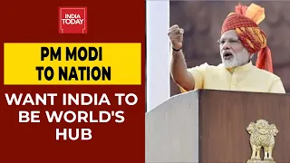 PM Modi's Independence Day Address: 'Want India To Be World's Hub,' PM Modi's Self Reliant Pitch