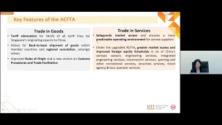 ASEAN Series 3: Understanding the ASEAN-China FTA (ACFTA) and China-Singapore FTA (CSFTA)