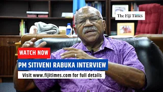 THE FIJI TIMES | PM Sitiveni Rabuka Interview