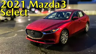 First Look | 2021 Mazda Mazda3 with Select Package in Soul Red Crystal