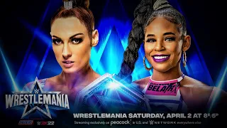 WWE 2k22 Wrestlemania 38 Simulation Becky Lynch Vs Bianca Belair