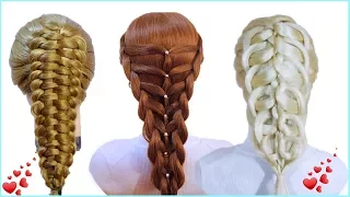 Топ 10 Простые прически💟Как сделать своими руками💟Top 10 Amazing Hairstyles Tutorial Compilation