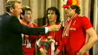 Liverpool Everton 1986 FA Cup Final Full Time celebrations and interviews