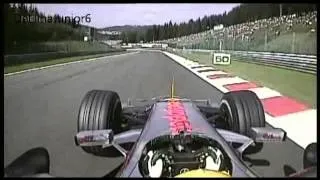 F1 2007 - Belgium FP2 - Lewis Hamilton Onboard Lap