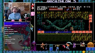 Arcathlon #5 speedrun  (Castlevania 3, DuckTales, Journey to Silius, Kirby's Adventure, Metroid)