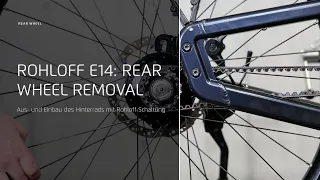 Rohloff E14: How to remove and install the rear wheel