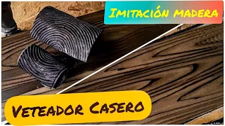 Cómo hacer VETEADOR CASERO | Imitación de Madera