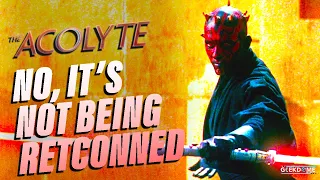 No, The Acolyte is NOT Retconning The Phantom Menace | Star Wars Explained