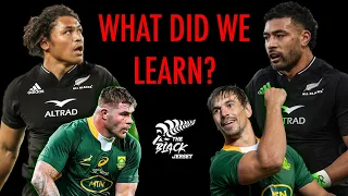 RUGBY ANALYSIS | All Blacks vs Springboks 2022 | What Did We Learn From the 2 Tests?