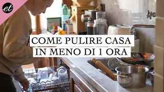 Come PULIRE CASA VELOCEMENTE  (in meno di 1 ora)