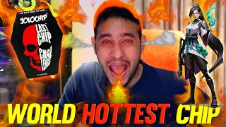 World's Hottest Jolo Chip Challenge In Valorant | Spiciest Chip | BunnyIsLive