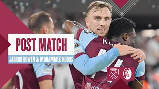 "It Was Special!" | Jarrod Bowen & Mohammed Kudus | West Ham 5-0 SC Freiburg | Post Match Reactions