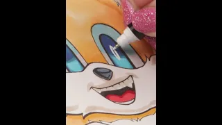 Drawing Tails from Sonic the Hedgehog