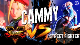 Cammy in Street Fighter 6 vs Street Fighter 5 Comparison | Which is your Favorite? 🔥