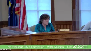 June 27, 2022 Mt. Pleasant City Commission