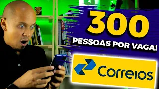 QUAL A CONCORRÊNCIA DO CONCURSO CORREIOS 2023?