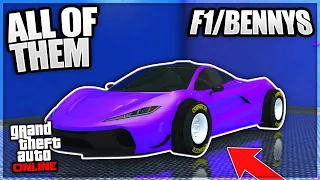F1/BENNY WHEELS ON ANY CAR IN GTA 5 ONLINE - BENNY'S MERGE GLITCH 1.58! (ALL CONSOLES)