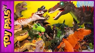 500+ DINOSAURS: Toy Dinosaur Figure Collection w/ Jurassic World Dinosaurs