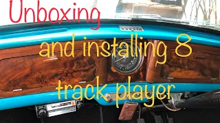 Installing a vintage “new” 8track player in my classic mini.