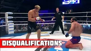 Disqualifications in MMA