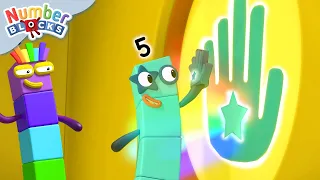 Numberblocks en español - Patrones, códigos y secuencias | Aprende a contar | Matemáticas para niños