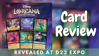 Disney LORCANA TCG Card Review - Promo Cards from D23 Expo 2022