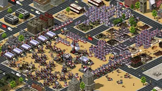 Red Alert 2 | Extra Hard Ai | 7 Vs 1 | The Big City By Chris Map | France Vs 7 Random