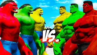 TEAM HULK COLOR VS TEAM HULK 2099 COLOR - EPIC SUPERHEROES WAR