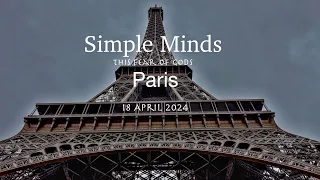 Simple Minds - This Fear Of Gods. Le Zénith Paris 18/4-24
