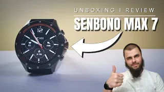 SENBONO MAX 7 Smartwatch IP68 Waterproof Bluetooth Calling: Unboxing & Review