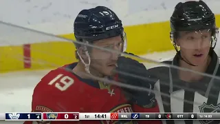 Matthew Tkachuk pushes Matt Murray into goal - No Goal