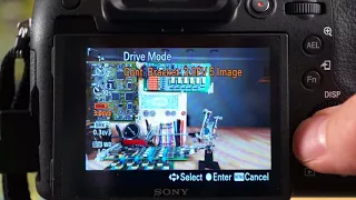 Sony RX10 IV - Drive Modes, Self-timer, & Bracket Settings