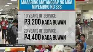 NTG: P2,000 dagdag sa SSS pension, aprubado na sa ika-2 pagbasa