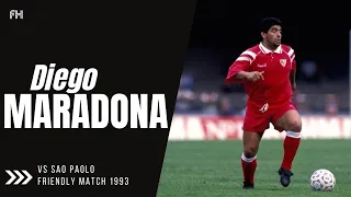 Diego Maradona ● Skills ● Sao Paolo 2:0 Sevilla ● Friendly Match 1993