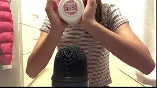 ASMR 15+ MINUTES Of Tapping + Tracing On Lotion Bottles - Lid sounds 💫