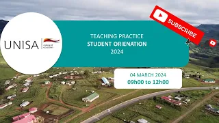 College of Education Teaching Practice: Student Orientation 2024