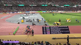 Men's 100M Round 1 Heats 3&7 World Championships Athletics Budapest 2023 Athletisme