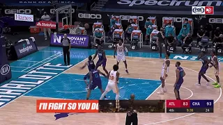 Lamelo Ball gets his first triple-double with this rebound | January 9 | Hawks vs Hornets