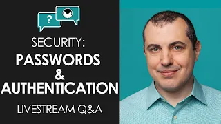 Crypto Security: Passwords and Authentication - Livestream aantonop