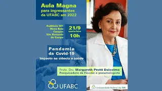 Aula Magna 2022 - Profª Drª Margareth Pretti Dalcolmo